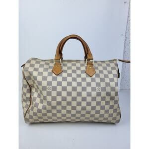 Louis Vuitton Speedy Damier Azur 35 Canvas Bag